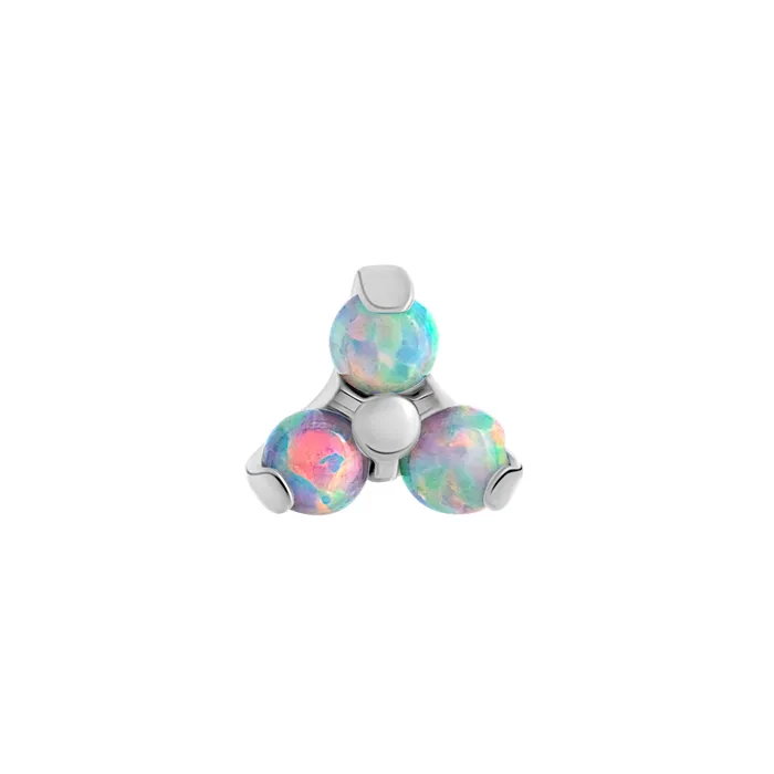 Tilum Male Sex Toys Tilum 14g12g Internally Threaded Titanium Opal Trinity Top Small Price Per 1 Tilum Male Sex Toys Tilum 14g12g Internally Threaded Titanium Opal Trinity Top Small Price Per 1