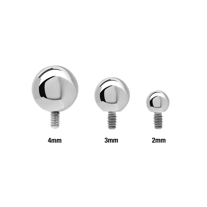Tilum Male Sex Toys Tilum 18g16g Internally Threaded Titanium Ball Price Per 1
