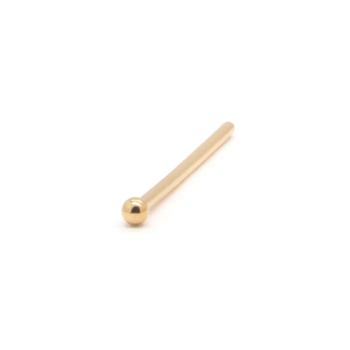 Tilum Male Sex Toys Tilum 20g 14kt Yellow Gold Nose Fishtail Ball