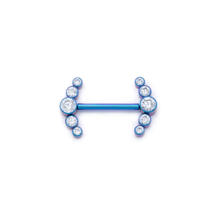 Tilum Tilum 14g 916 Crystal Jewel Arrow Titanium Threadless Nipple Barbell Female Sex Toys