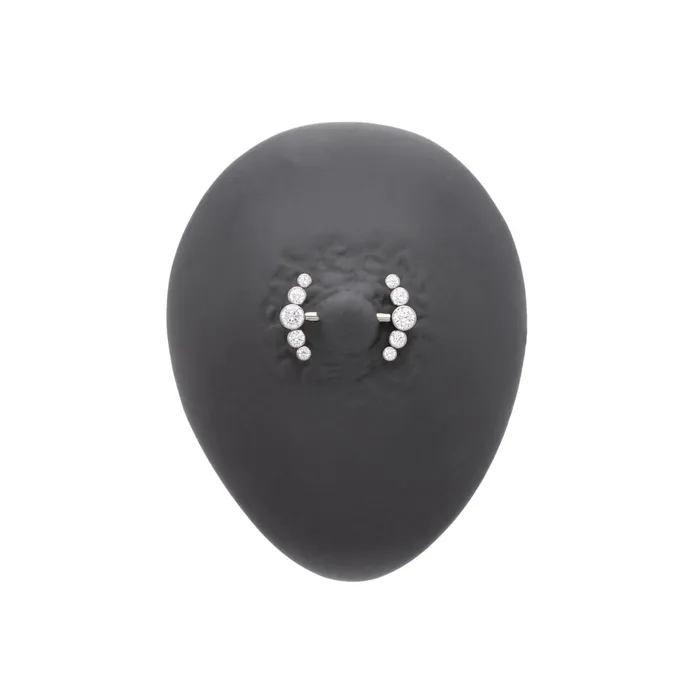 Tilum Tilum 14g 916 Crystal Jewel Arrow Titanium Threadless Nipple Barbell Female Sex Toys