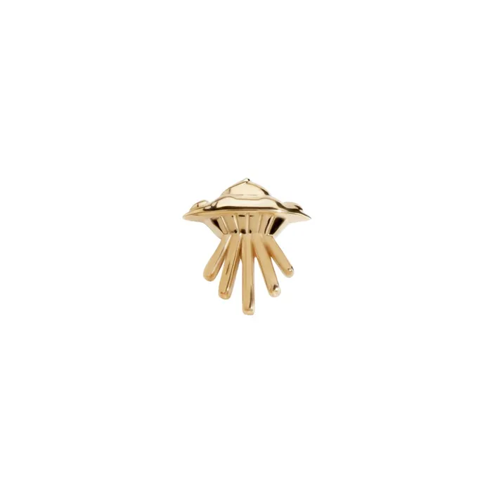 Tilum Tilum 14kt Yellow Gold Space Invader Threadless Top Price Per 1 Vibrators