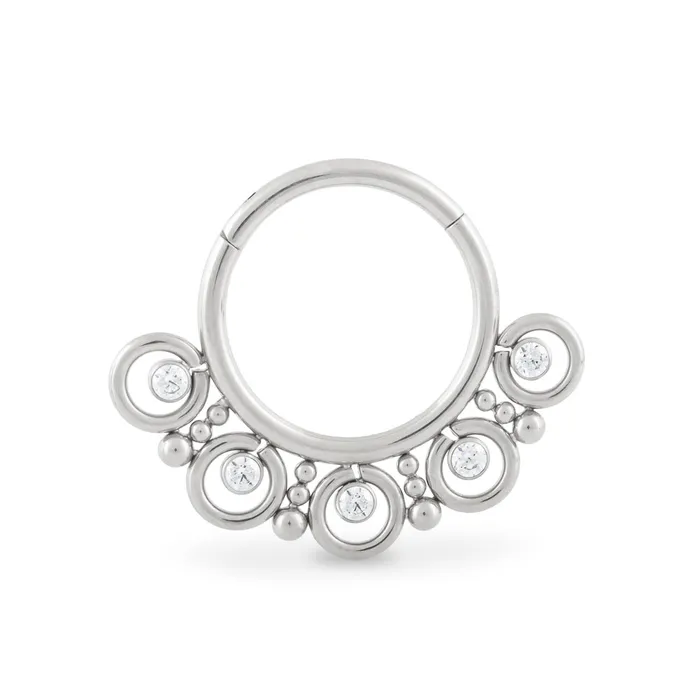 Tilum Tilum 16g Jeweled Bubbles Titanium Clicker Price Per 1 Vibrators