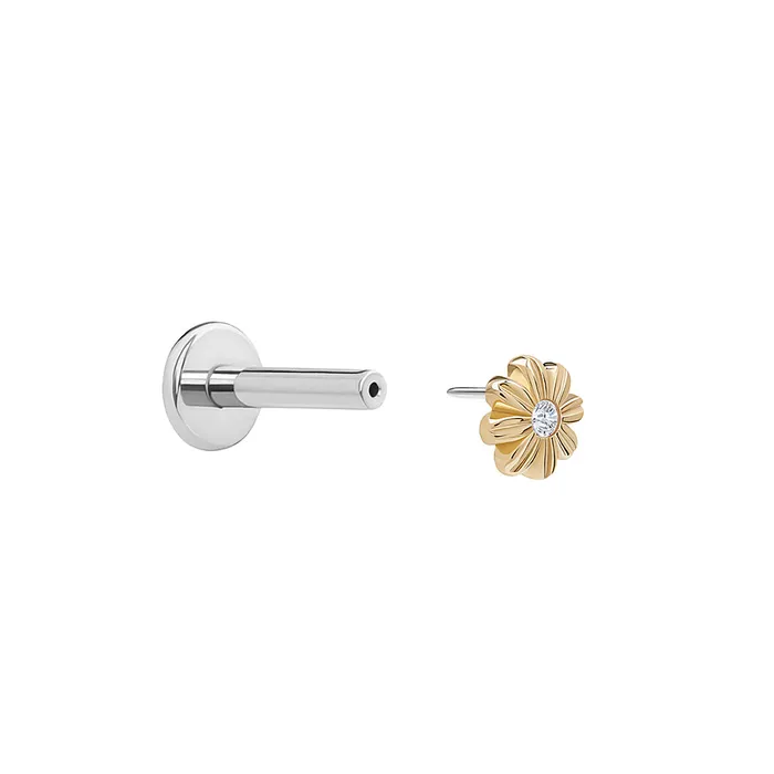 Tilum Vibrators Tilum 14kt Yellow Gold Daisy Threadless Top Price Per 1