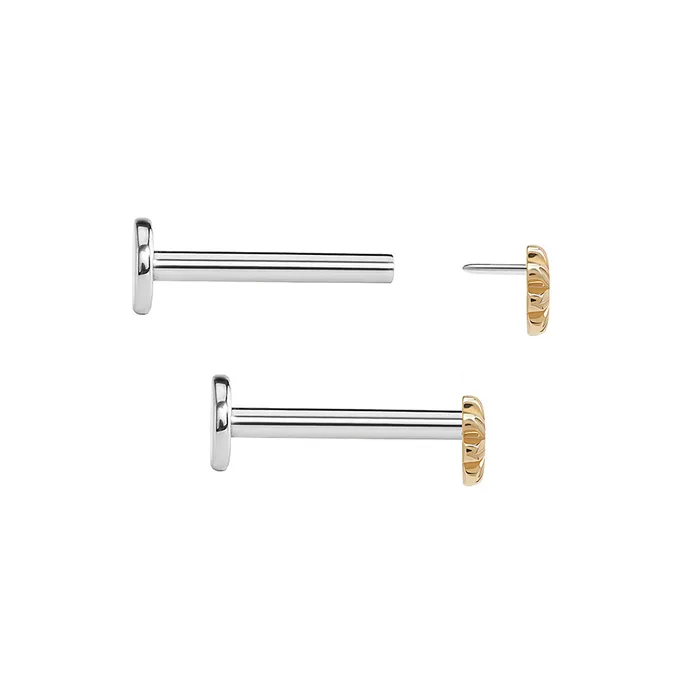 Tilum Vibrators Tilum 14kt Yellow Gold Daisy Threadless Top Price Per 1