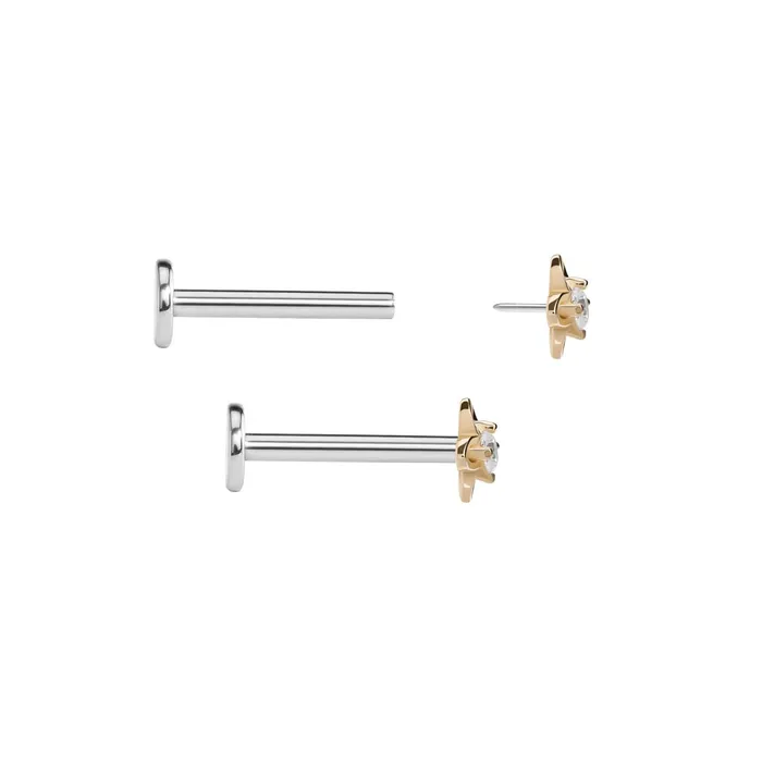 Tilum Vibrators Tilum 14kt Yellow Gold Virgil Threadless Top Price Per 1