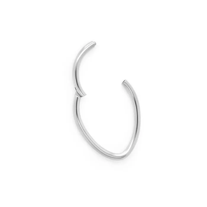 Tilum Vibrators Tilum 16g Minimalist Oval Titanium Clicker Price Per 1
