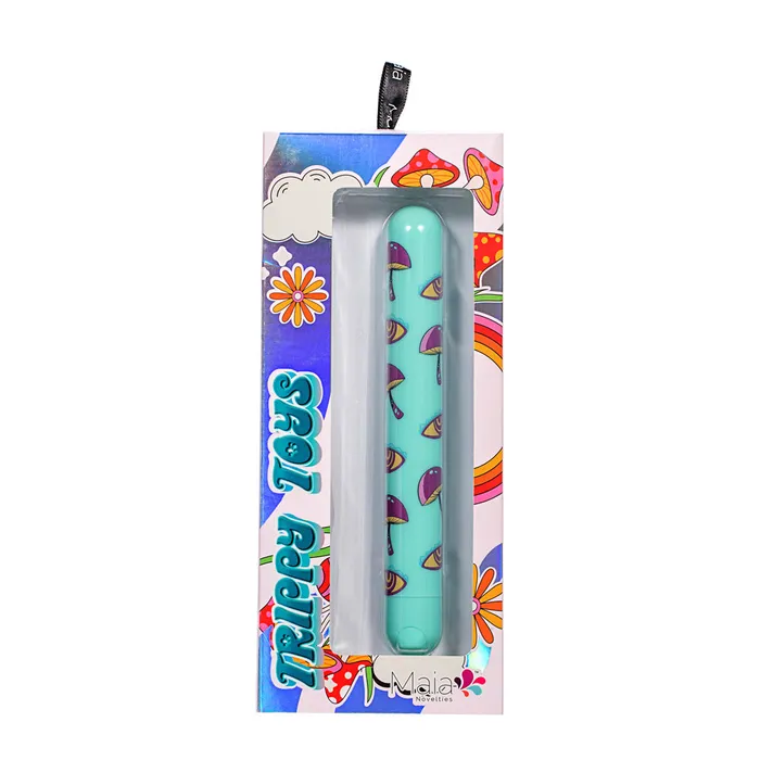 Trippy Toys LUCY Mushroom Pattern Rechargeable XLong Bullet Maia Toys Female Sex Toys