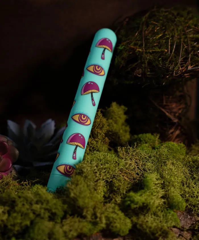 Trippy Toys LUCY Mushroom Pattern Rechargeable XLong Bullet Maia Toys Female Sex Toys