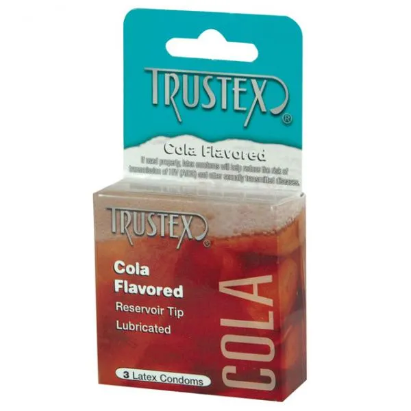 Trustex Flavored Condoms Cola 3 Pack Trustex Enhancers