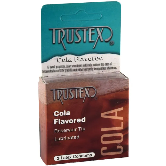 Trustex Flavored Latex Lubricated Condoms Cola 3Pack Paradise Marketing Enhancers Trustex Flavored Latex Lubricated Condoms Cola 3Pack Paradise Marketing Enhancers