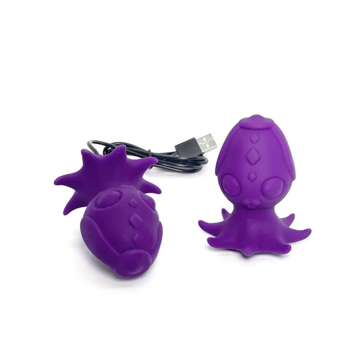 Vibrators CFL Cute Little Fuckers Princette Puppypus Purple Rechargeable Vibrator