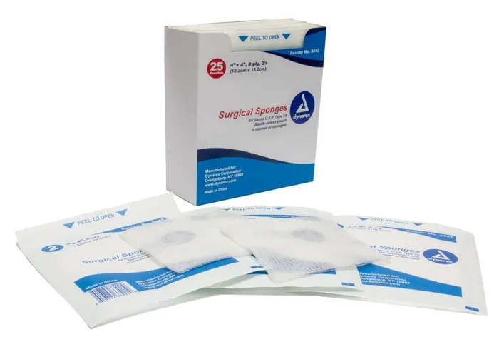Vibrators Dynarex Dynarex 8 ply 2s Sterile Gauze 4 x 4 One Box of 25 pouches Vibrators Dynarex Dynarex 8 ply 2s Sterile Gauze 4 x 4 One Box of 25 pouches