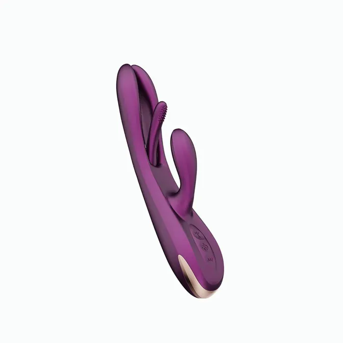 Vibrators Honey Play Box Terri AppControlled Kinky Finger Tapping Rabbit Vibrator Purple