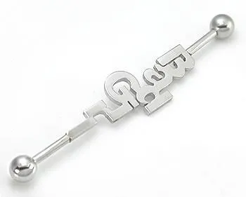 Vibrators Painful Pleasures 14g 15 Bad Girl Industrial Barbell