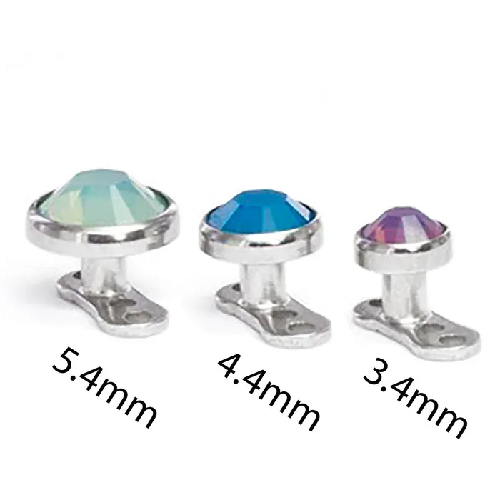 Vibrators Painful Pleasures 14g12g Internally Threaded Earthen Opal Disc Top Price Per 1