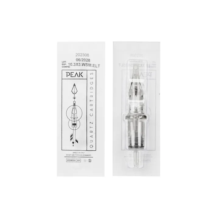 Vibrators Peak Peak Quartz Stippling and Whipshading Needle Cartridges Box of 20