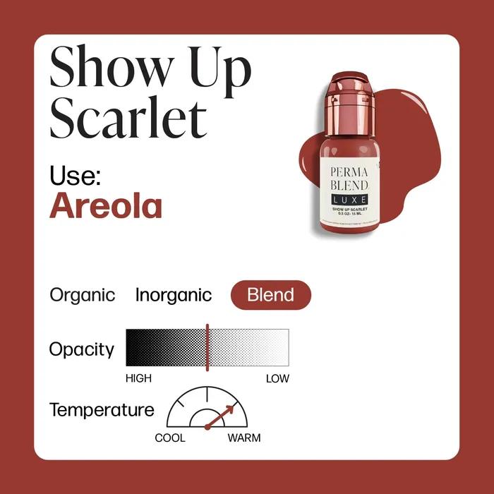 Vibrators Perma Blend Show Up Scarlet Luxe Vicky Martin 12oz Bottle