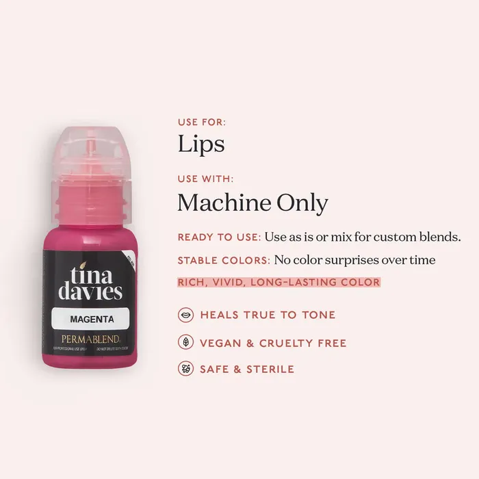 Vibrators Perma Blend Tina Davies Collection Magenta Perma Blend