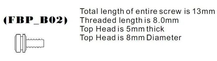 Vibrators Precision Copper Front Binding Post Screw M4 Metric Version 2
