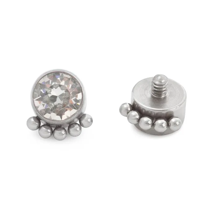 Vibrators Tilum Tilum 14g12g Internally Threaded Micron Bead Row Jewel Titanium Top Price Per 1 Vibrators Tilum Tilum 14g12g Internally Threaded Micron Bead Row Jewel Titanium Top Price Per 1