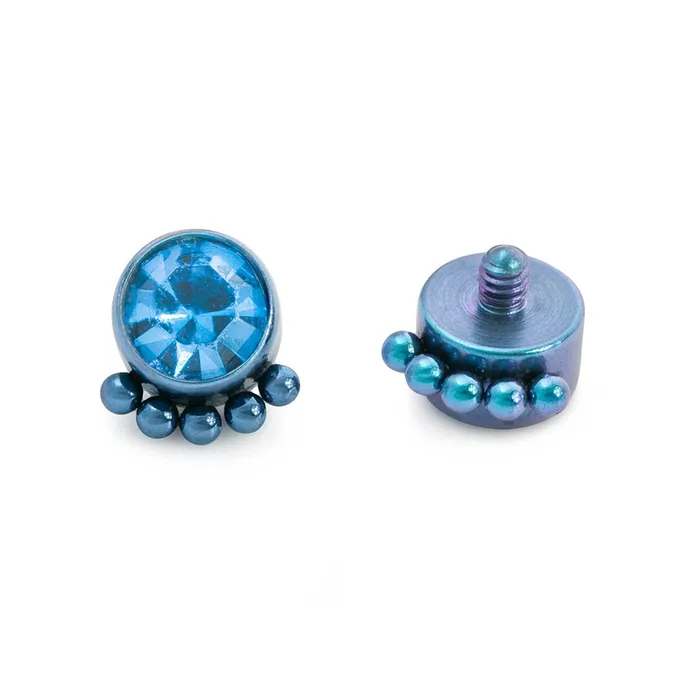 Vibrators Tilum Tilum 14g12g Internally Threaded Micron Bead Row Jewel Titanium Top Price Per 1
