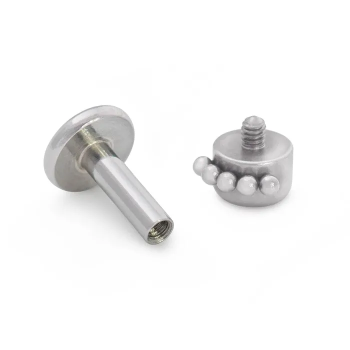 Vibrators Tilum Tilum 14g12g Internally Threaded Micron Bead Row Jewel Titanium Top Price Per 1