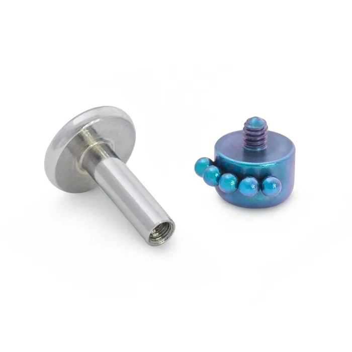 Vibrators Tilum Tilum 14g12g Internally Threaded Micron Bead Row Jewel Titanium Top Price Per 1