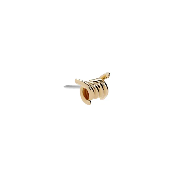 Vibrators Tilum Tilum 14kt Yellow Gold Coiled Helix Threadless Top Price Per 1