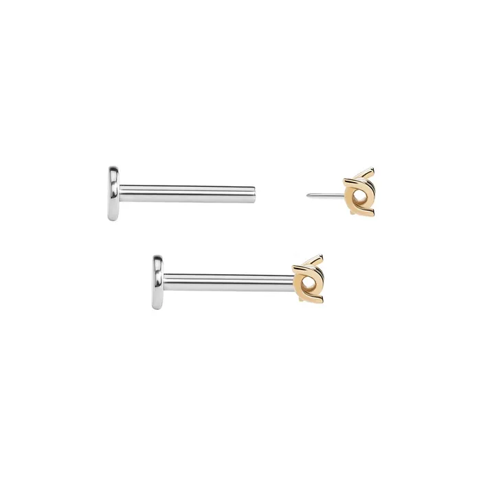 Vibrators Tilum Tilum 14kt Yellow Gold Coiled Helix Threadless Top Price Per 1