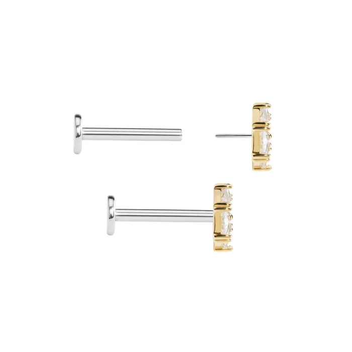 Vibrators Tilum Tilum 14kt Yellow Gold Jeweled Carousel Threadless Top Price Per 1