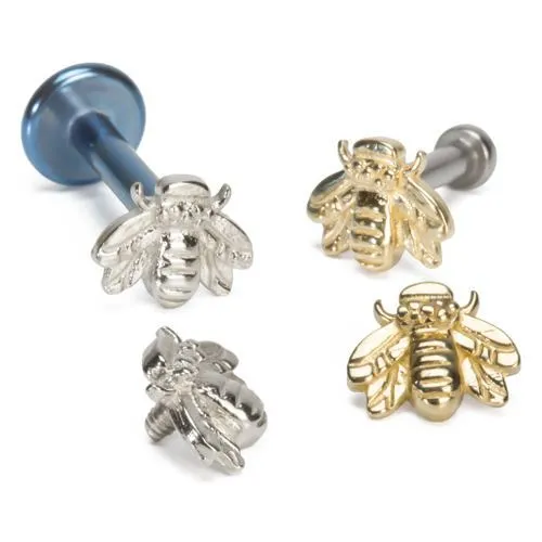 Vibrators Tilum Tilum 18g16g Internally Threaded 14kt White Gold Bumble Bee Top Price Per 1