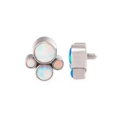 Vibrators Tilum Tilum 18g16g Internally Threaded Opal Bubble Cluster Top Price Per 1 Vibrators Tilum Tilum 18g16g Internally Threaded Opal Bubble Cluster Top Price Per 1