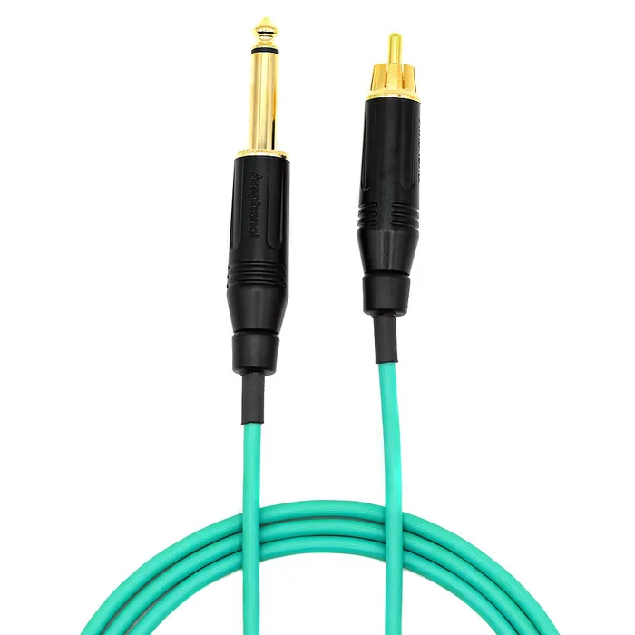 Vibrators USA Strike 6 RCA Power Cord Teal USA Strike
