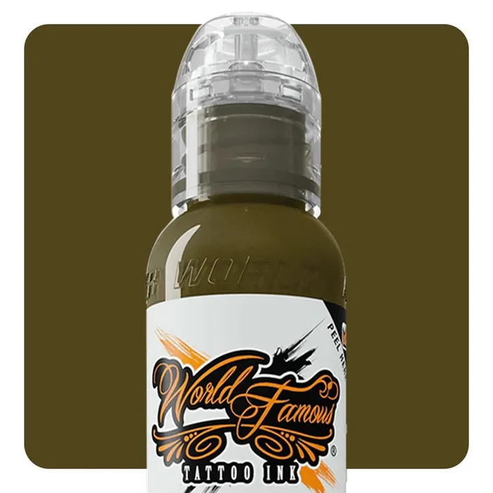 World Famous Army Green World Famous Tattoo Ink Pick Size Male Sex Toys