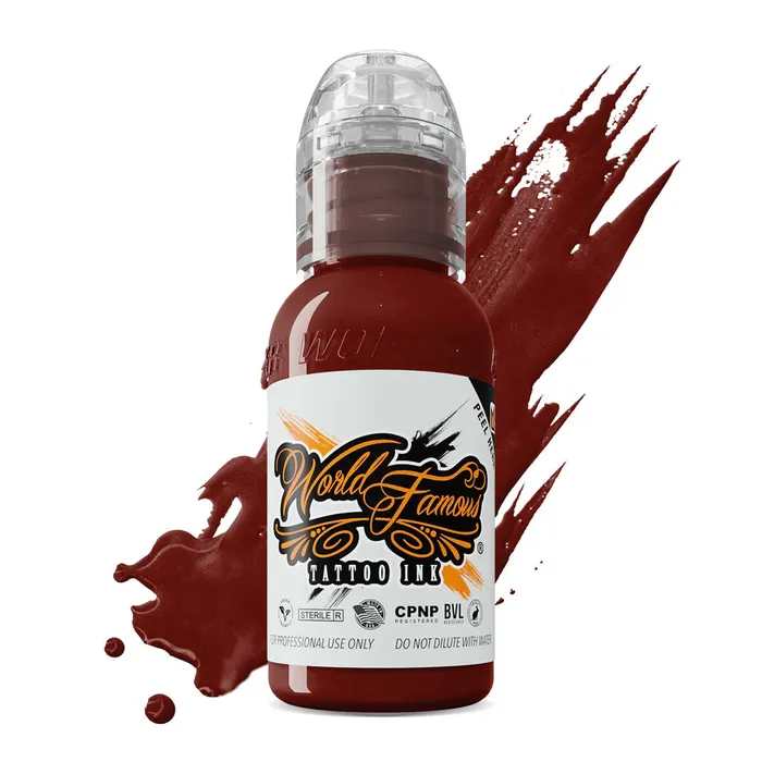 World Famous Vibrators Red Square World Famous Tattoo Ink Pick Size