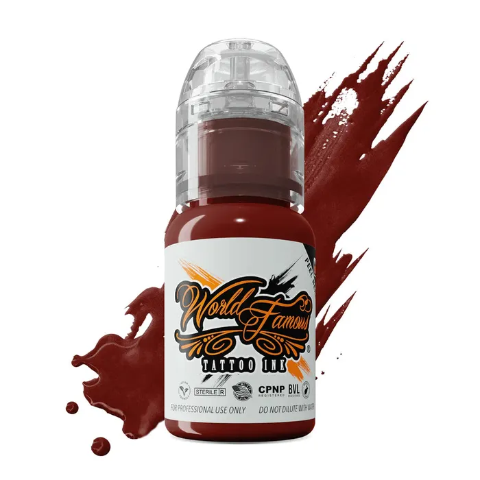 World Famous Vibrators Red Square World Famous Tattoo Ink Pick Size