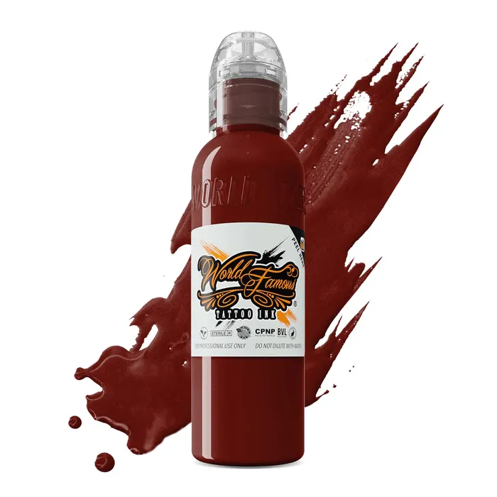 World Famous Vibrators Red Square World Famous Tattoo Ink Pick Size