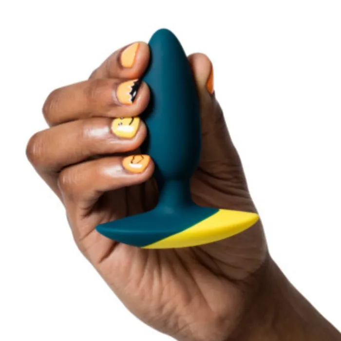 WOW Male Sex Toys Romp Bass Vibrating Beginner Anal Plug Teal