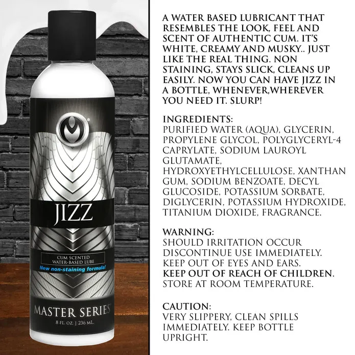 XR Brands Jizz Ultra Realistic Cum Scented Lube 85oz Female Sex Toys